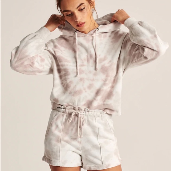 Abercrombie & Fitch Tops - Abercrombie and Fitch Hoodie and Short set